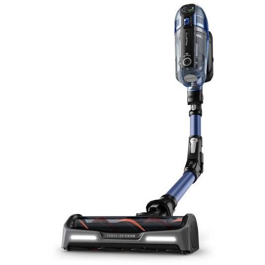 Rowenta RH99C0 X-Force Flex 14.60 Aqua Aspiradora Escoba Sin Cable y Con Función Fregar, negro/azul