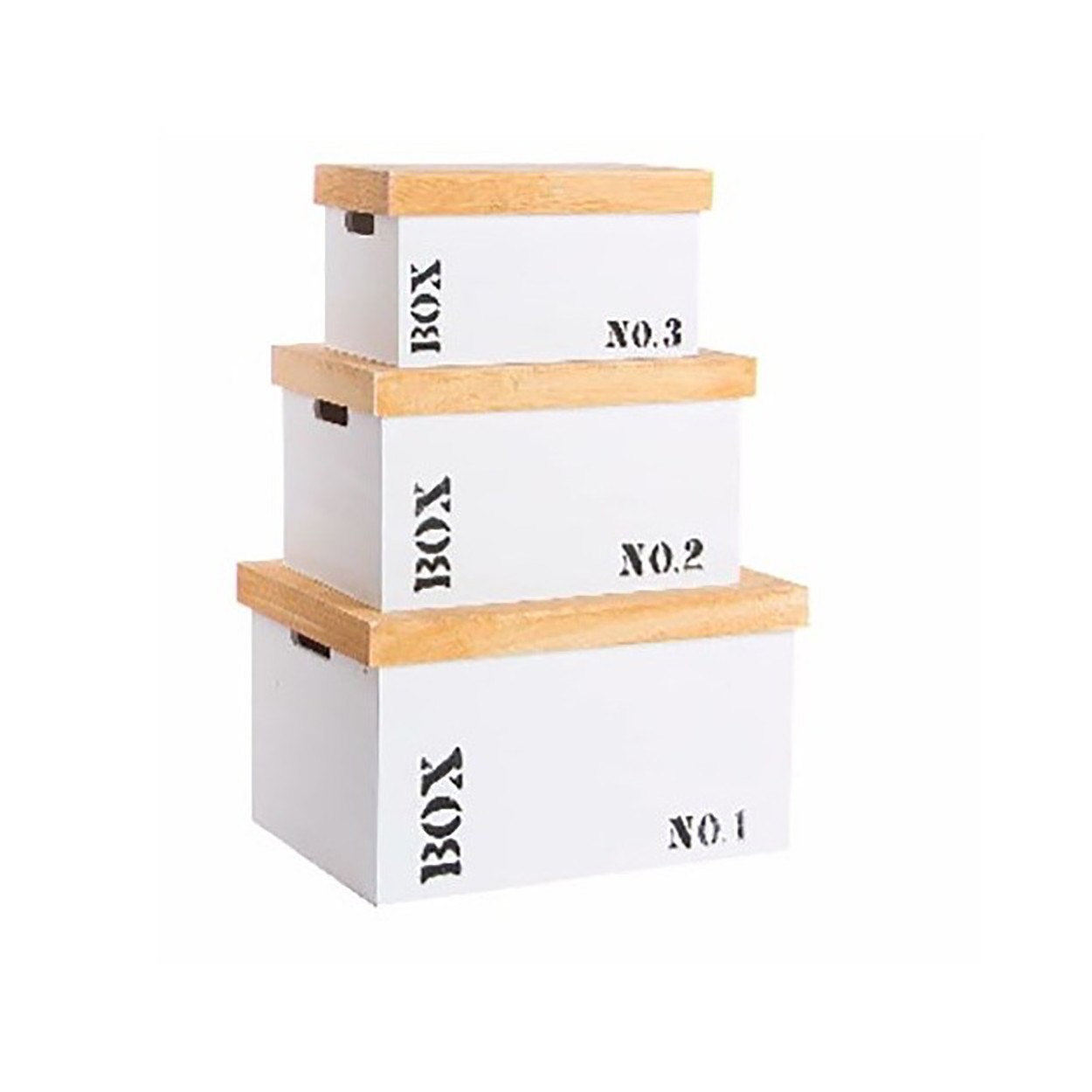 CAJA MADERA SET 3 VINTAGE