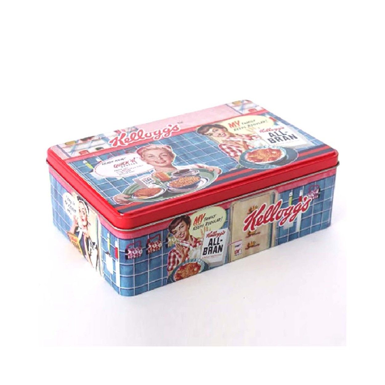 Caja metal rectangular para cereales (20.5x13x7)