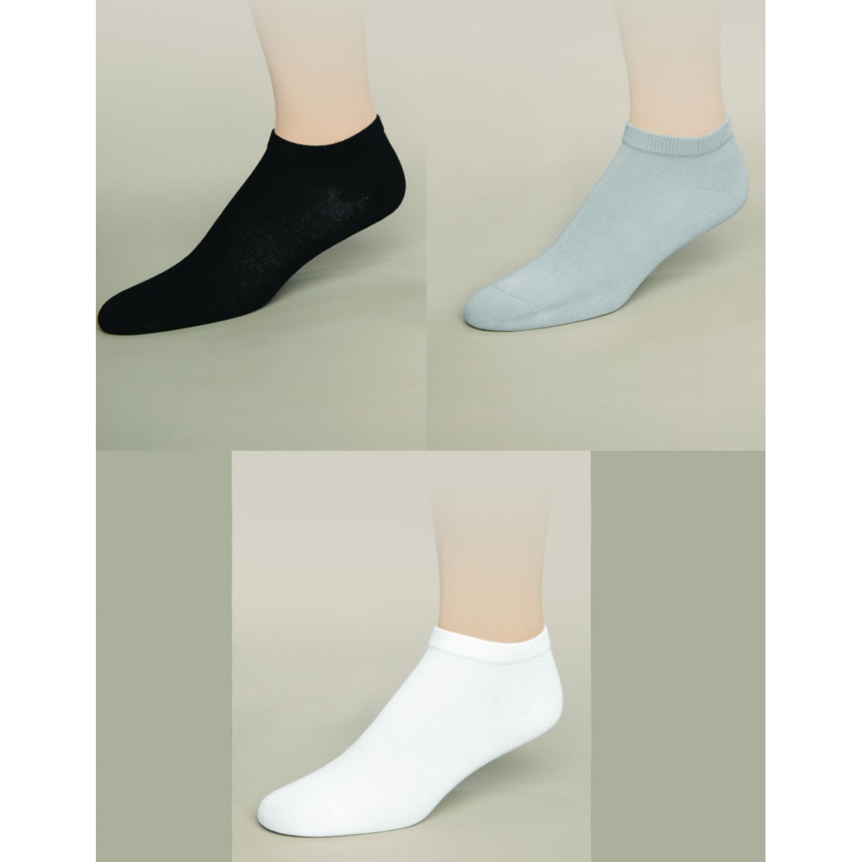 CALCETIN DE BAMBU MINI (TOBILLEROS). TALLA 41-43