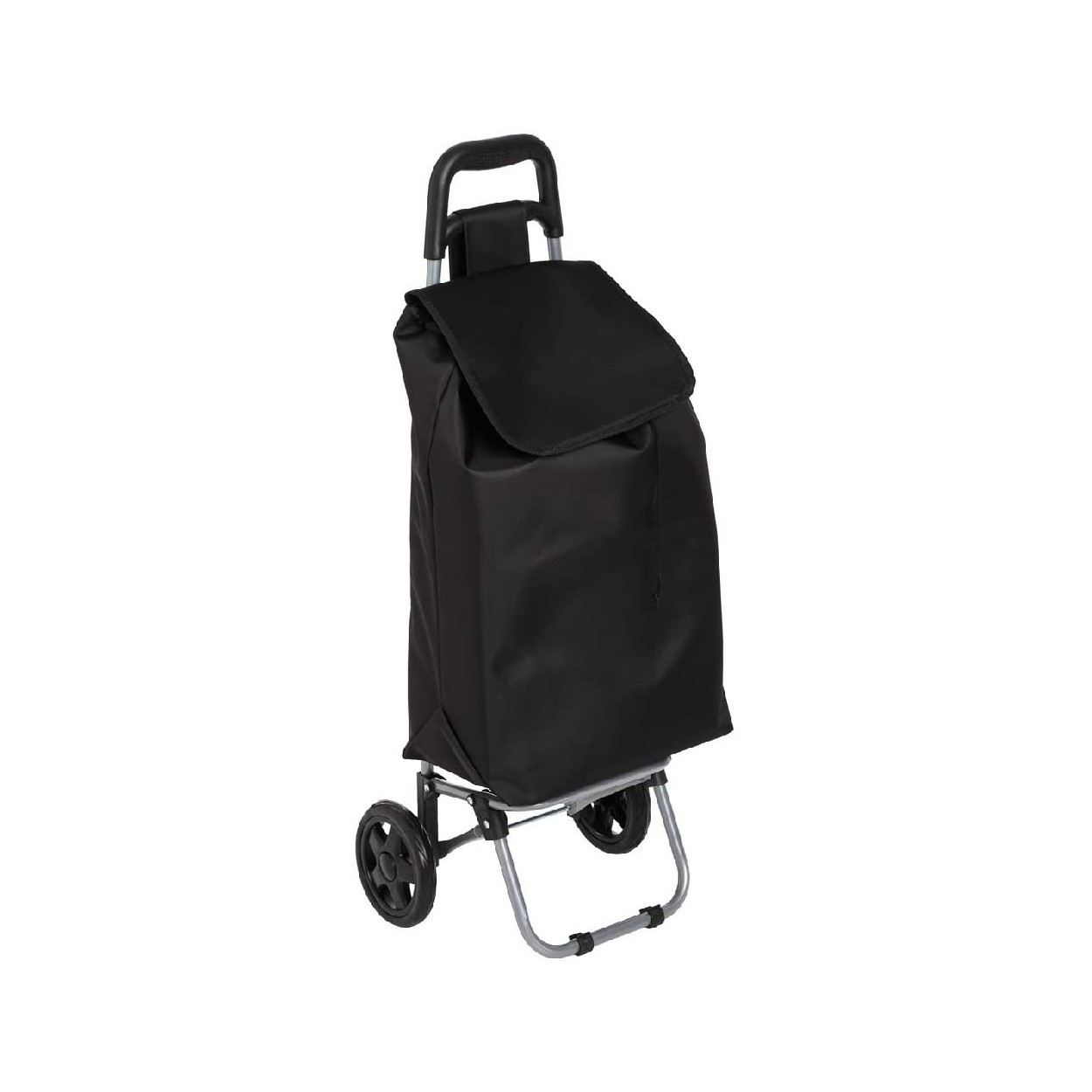 CARRO DE LA COMPRA NEGRO CON RUEDAS