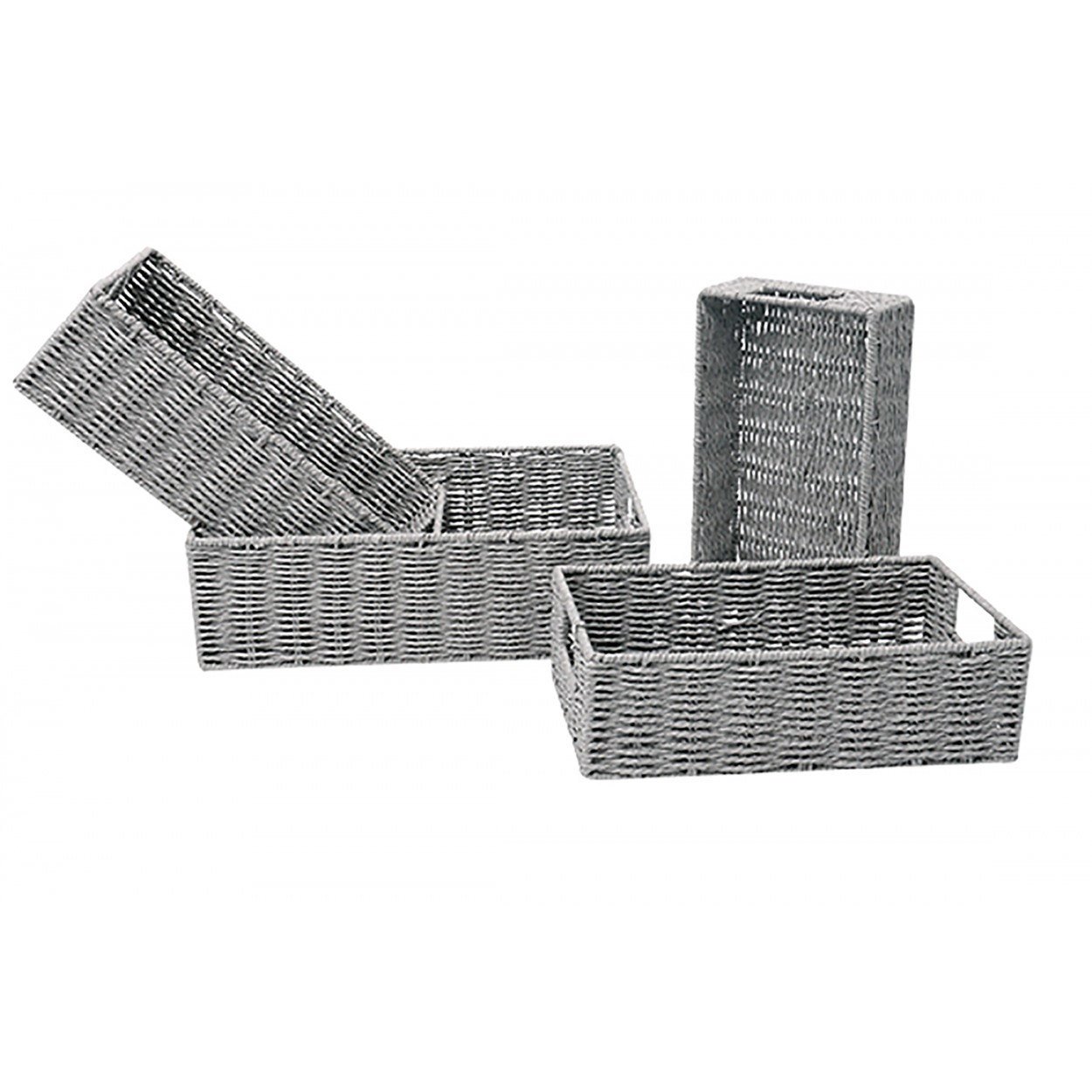 CESTAS RECTANGULARES SET 4 ALMACENAJE