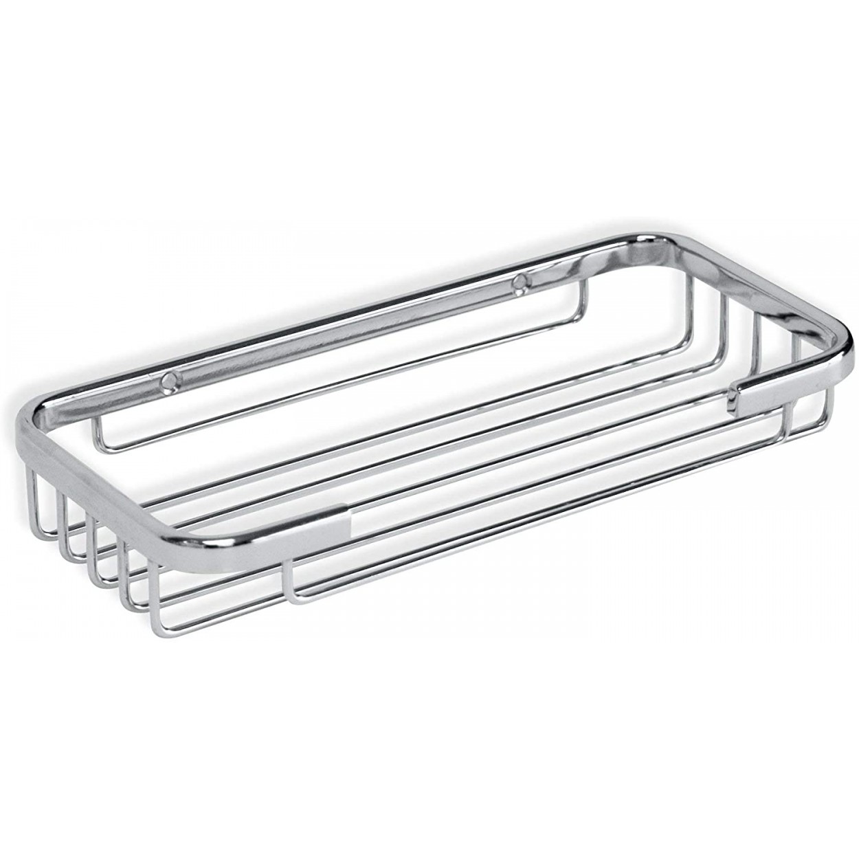 CESTILLO PARA JABÓN CROMO RECTANGULAR ABIERTO 20X9X3CM