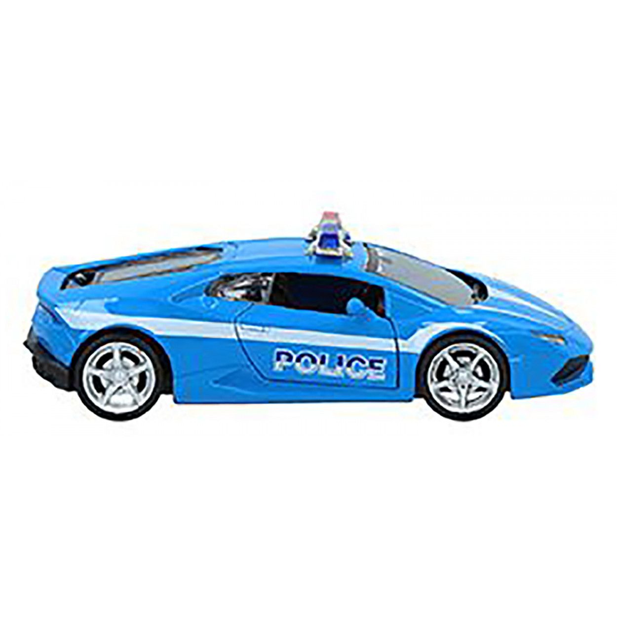 COCHE POLICIA METÁLICO DEPORTIVO 12 x 5,5 x 4 CM