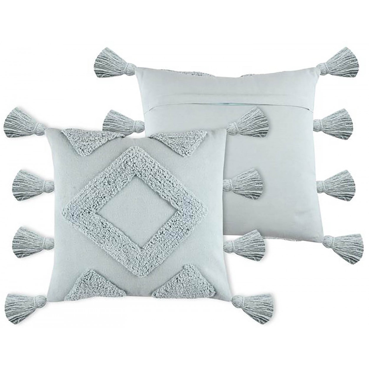 COJÍN CUADRADO AZUL GUAKO 40X40CM