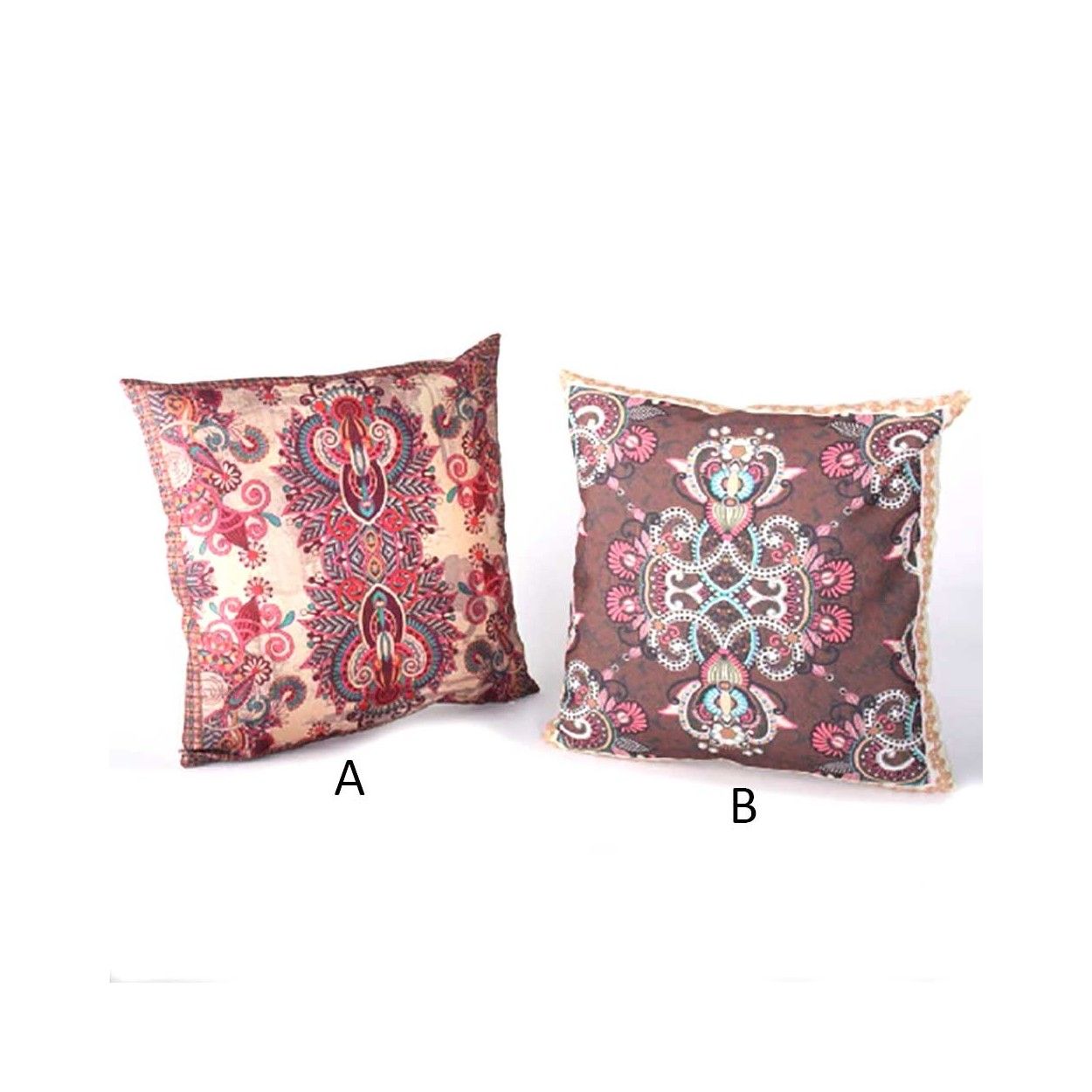 Cojín cuadrado étnico (40x40) dos modelos