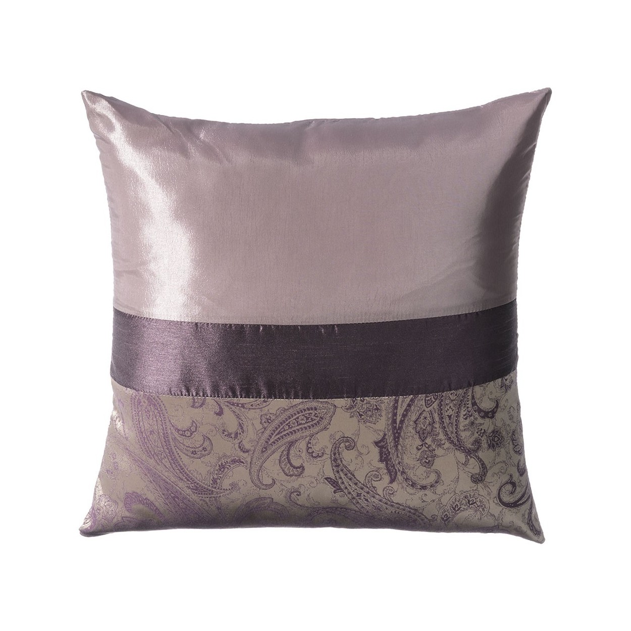 Cojín cuadrado malva cachemir (45x45)