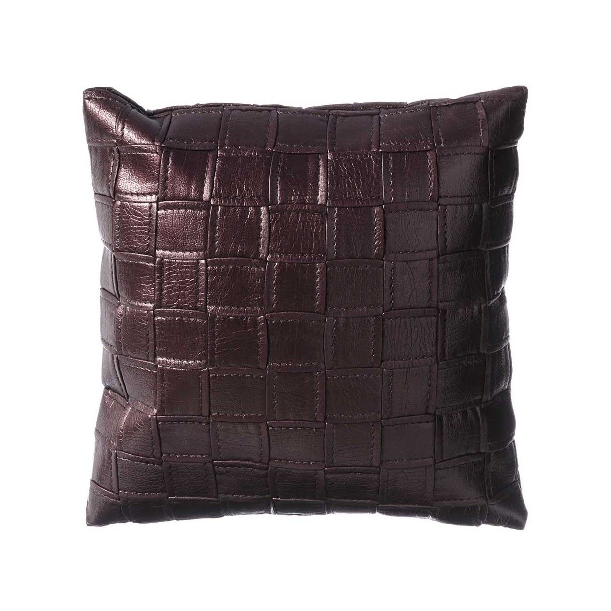 Cojín cuadrado burdeos, Hogar y Mas