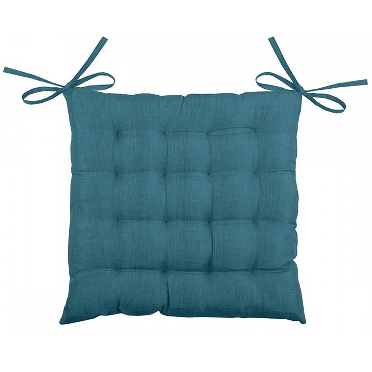 COJÍN DE SILLA POLIÉSTER 40X40CM AZUL EVI