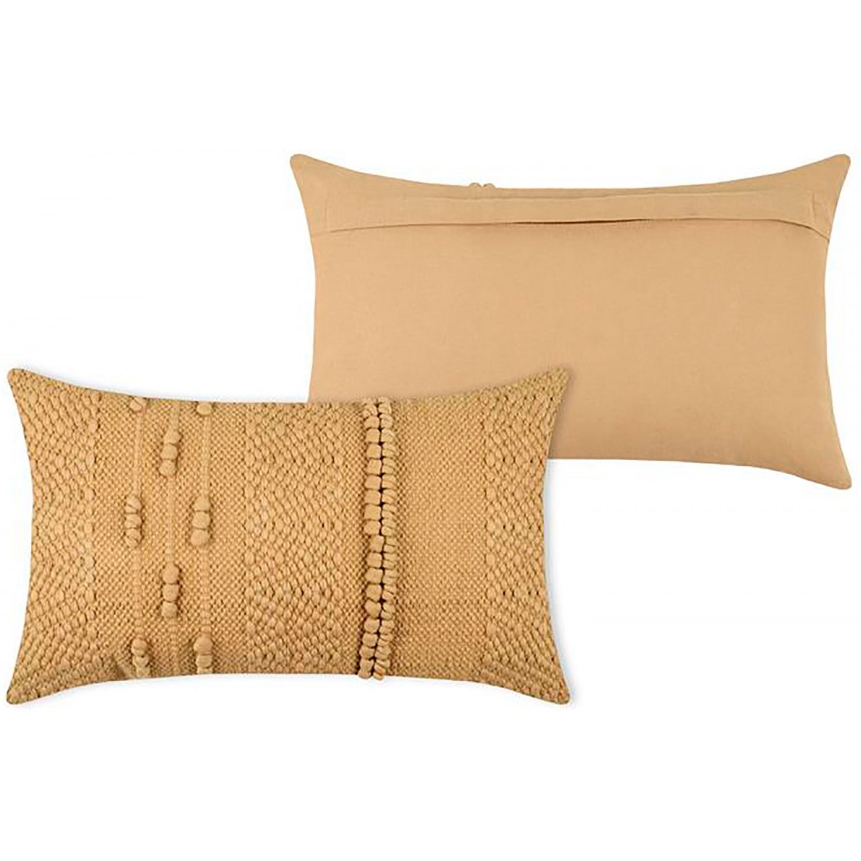 COJÍN DECORATIVO RECTANGULAR ROMBY MOSTAZA 30X50CM