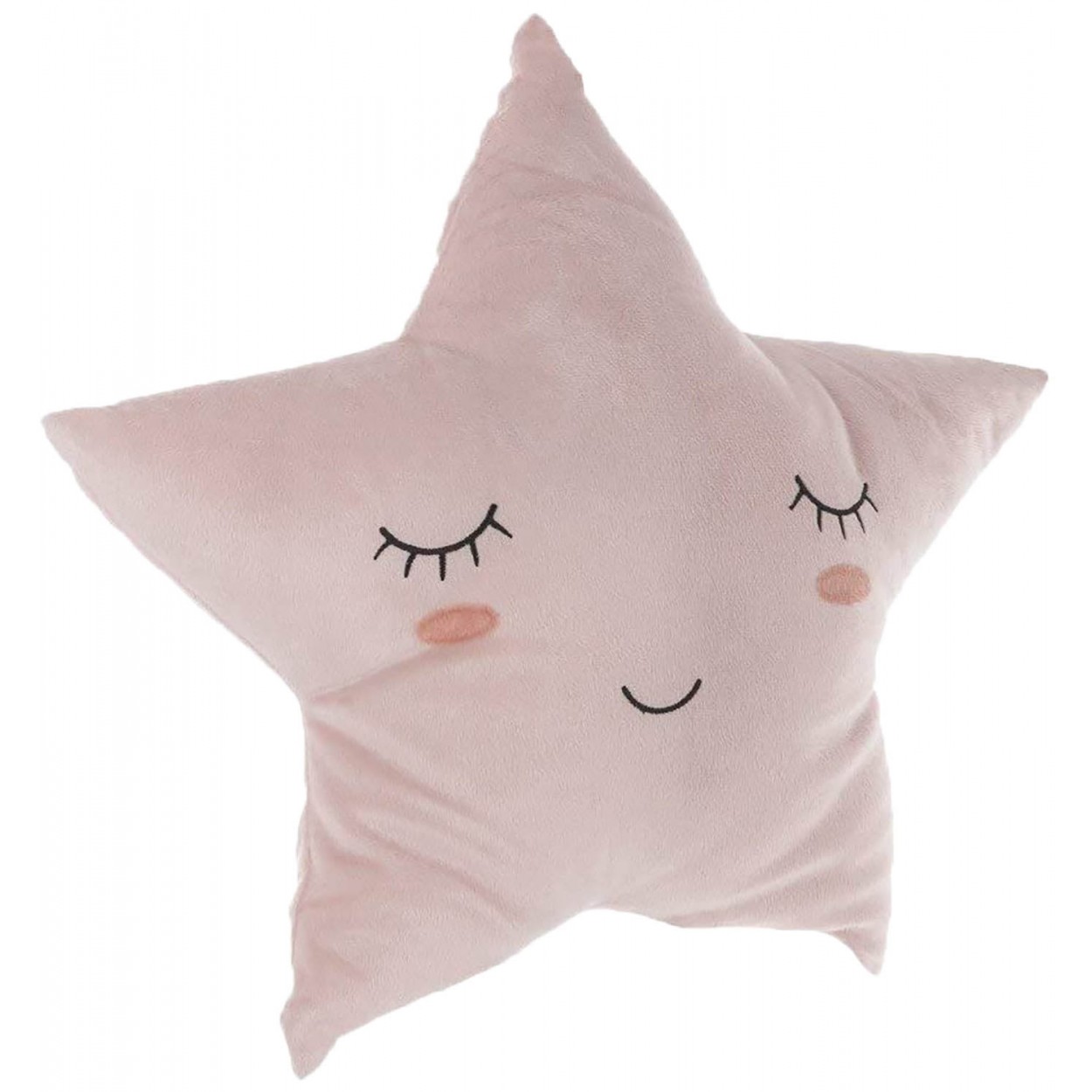 COJÍN INFANTIL ESTRELLA ROSA 40X10,5X40CM
