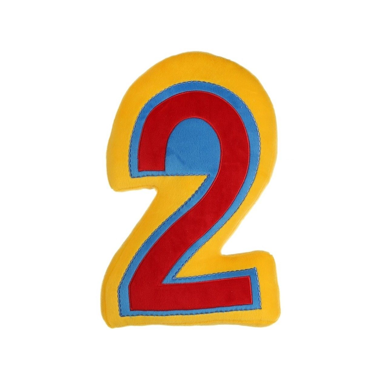 Cojín número rojo poliester (25 x 8 x 38,50 cm)