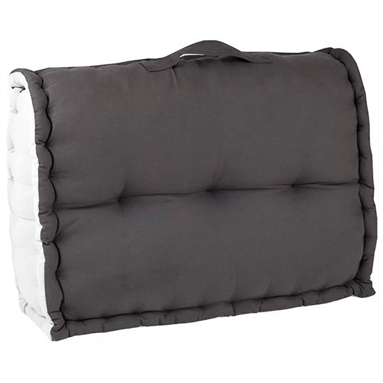 COJIN PALET RESPALDO GRIS PRAGA 60X40X22CM