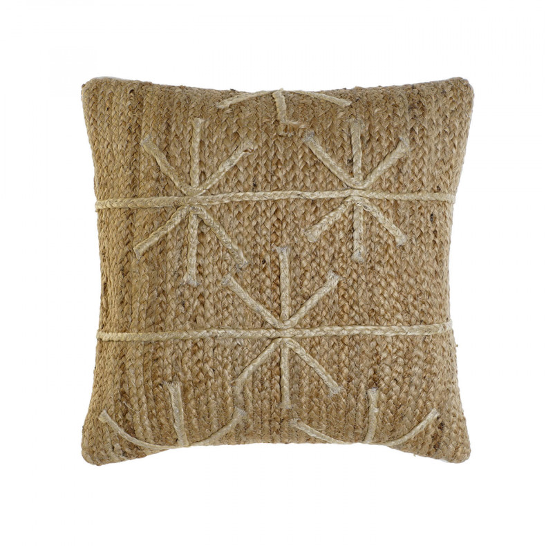 COJÍN YUTE 50X50 BORDADO ESTRELLAS