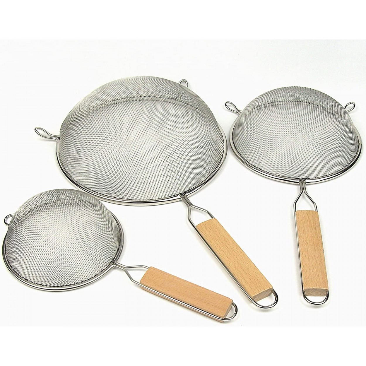 COLADOR DE ACERO INOX SET DE 3