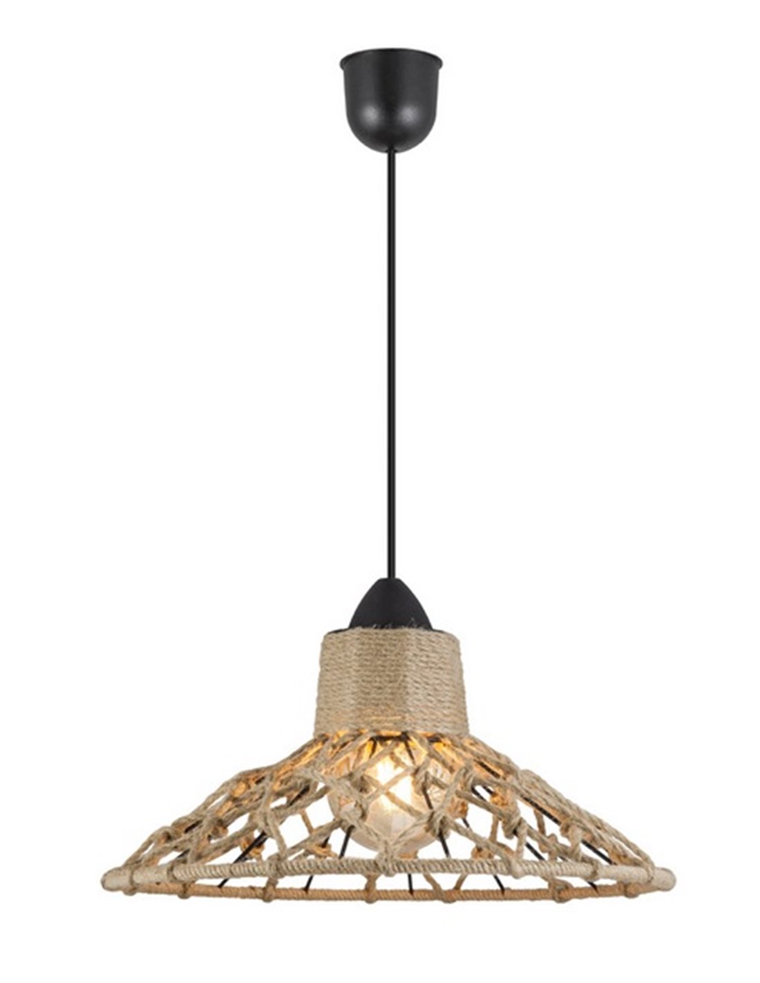 Colgante de techo Korfu - AJP - Lámpara boho chic de cuerda natural