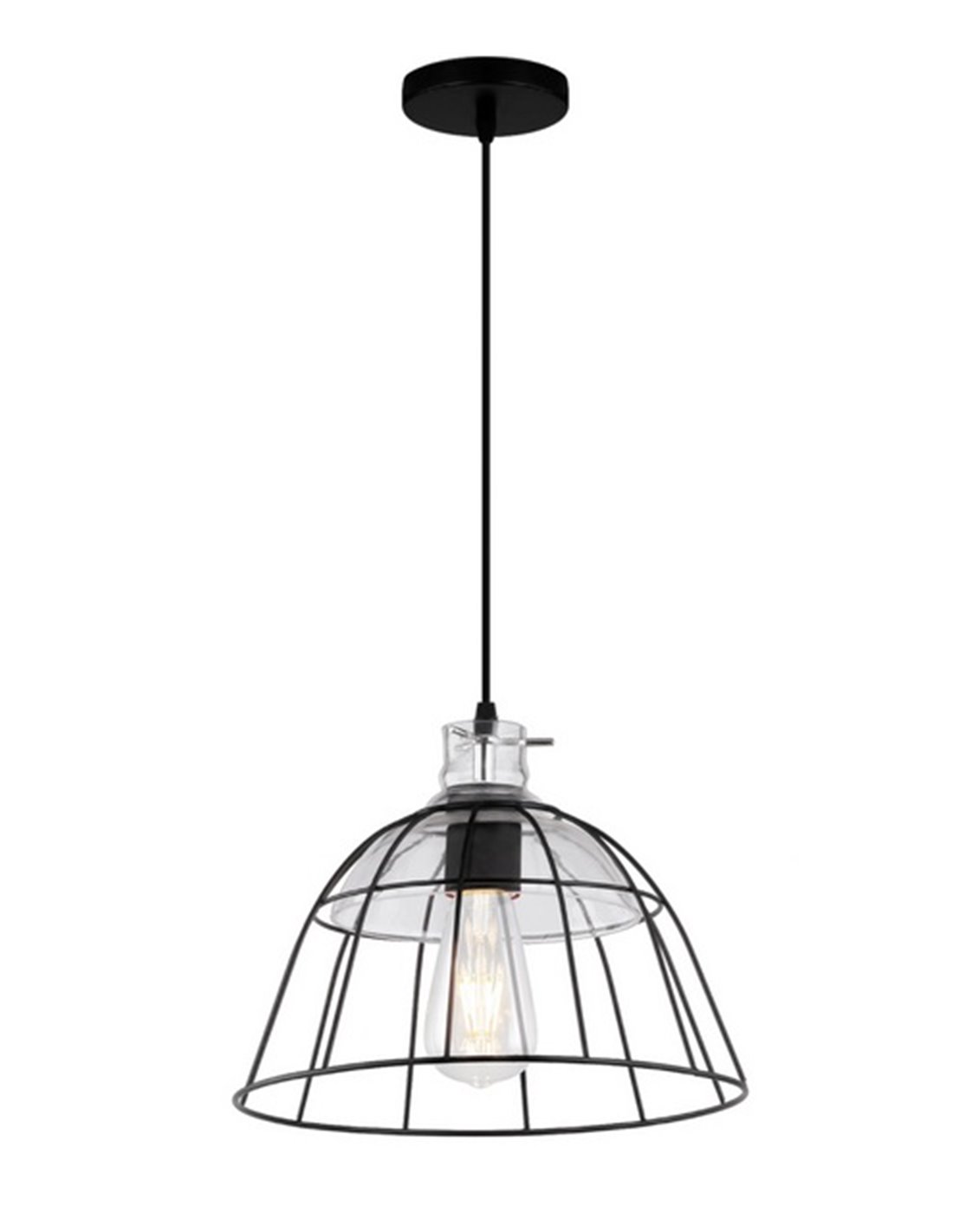 Colgante de techo Mondego – AJP – Tipo jaula de metal y cristal