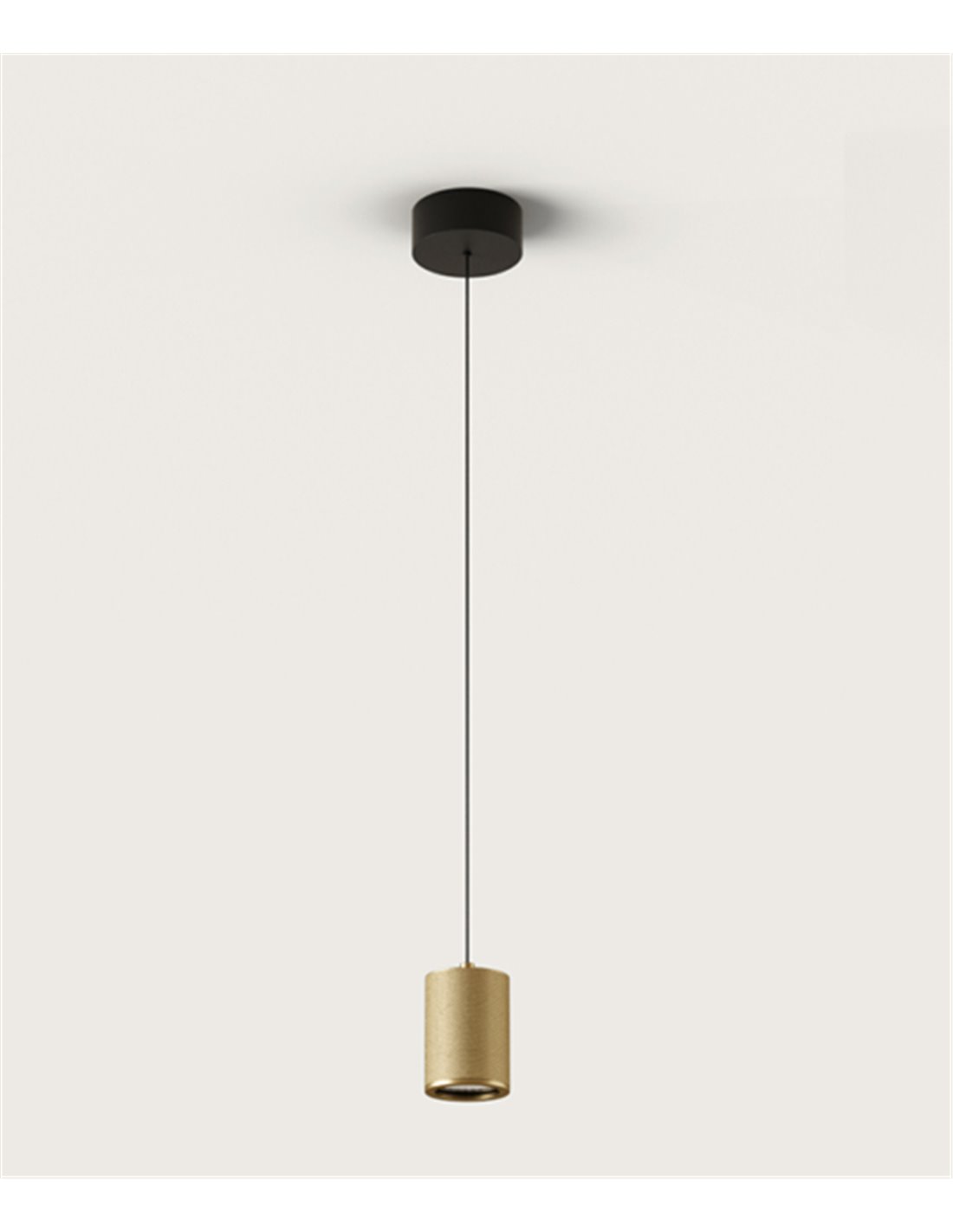 Colgante de techo Tera – Aromas – Lámpara de techo, Metal Pavonado, Regulable Dali-Push