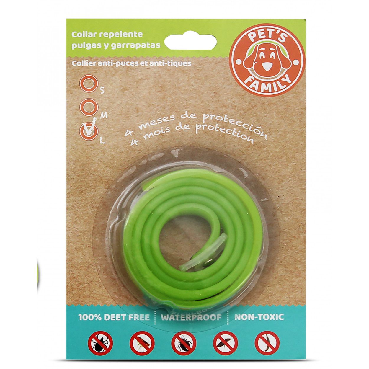 COLLAR REPELENTE DE PULGAS Y GARRAPATAS