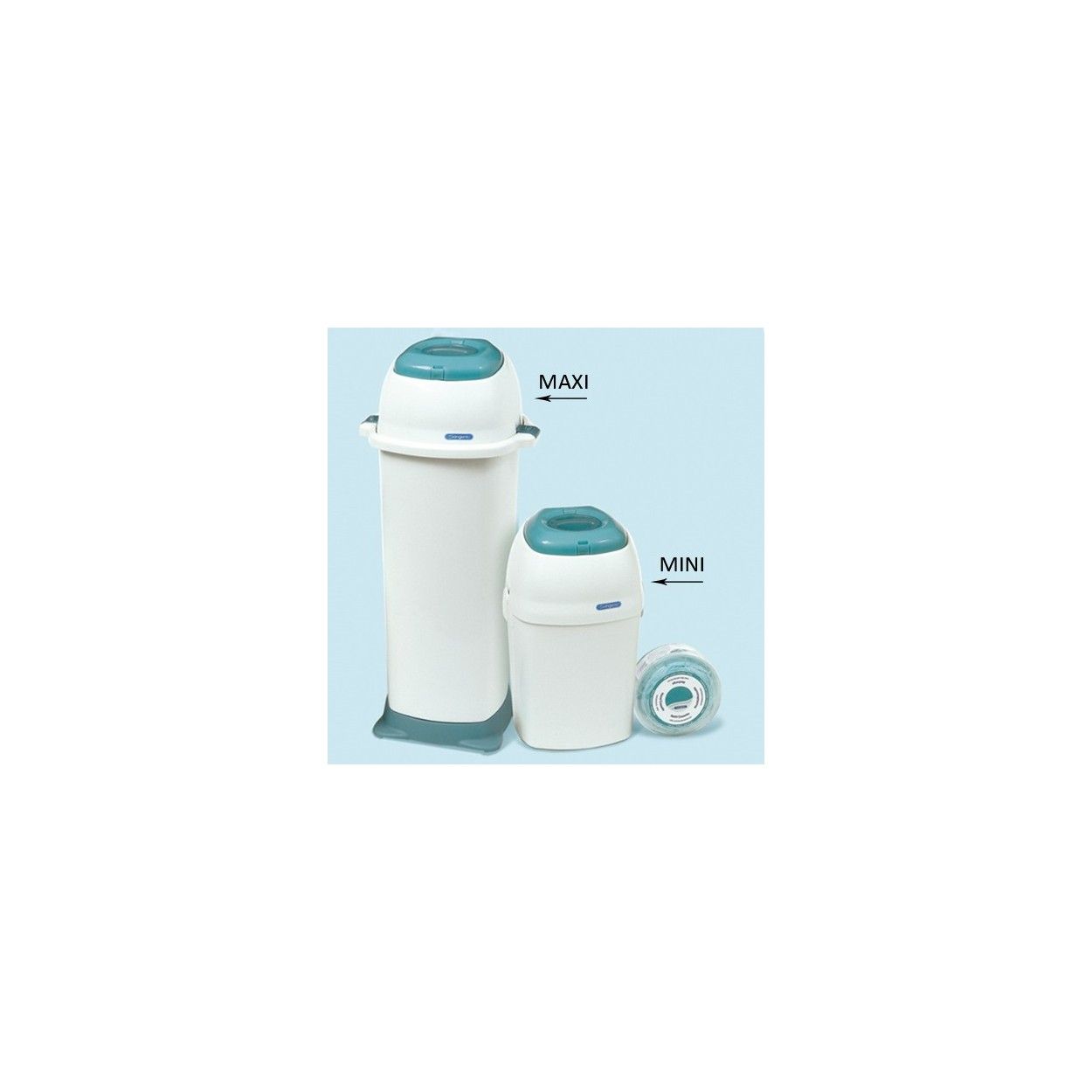 CONTENEDOR MAXI DE PAÑALES Y RESIDUOS SANITARIOS.