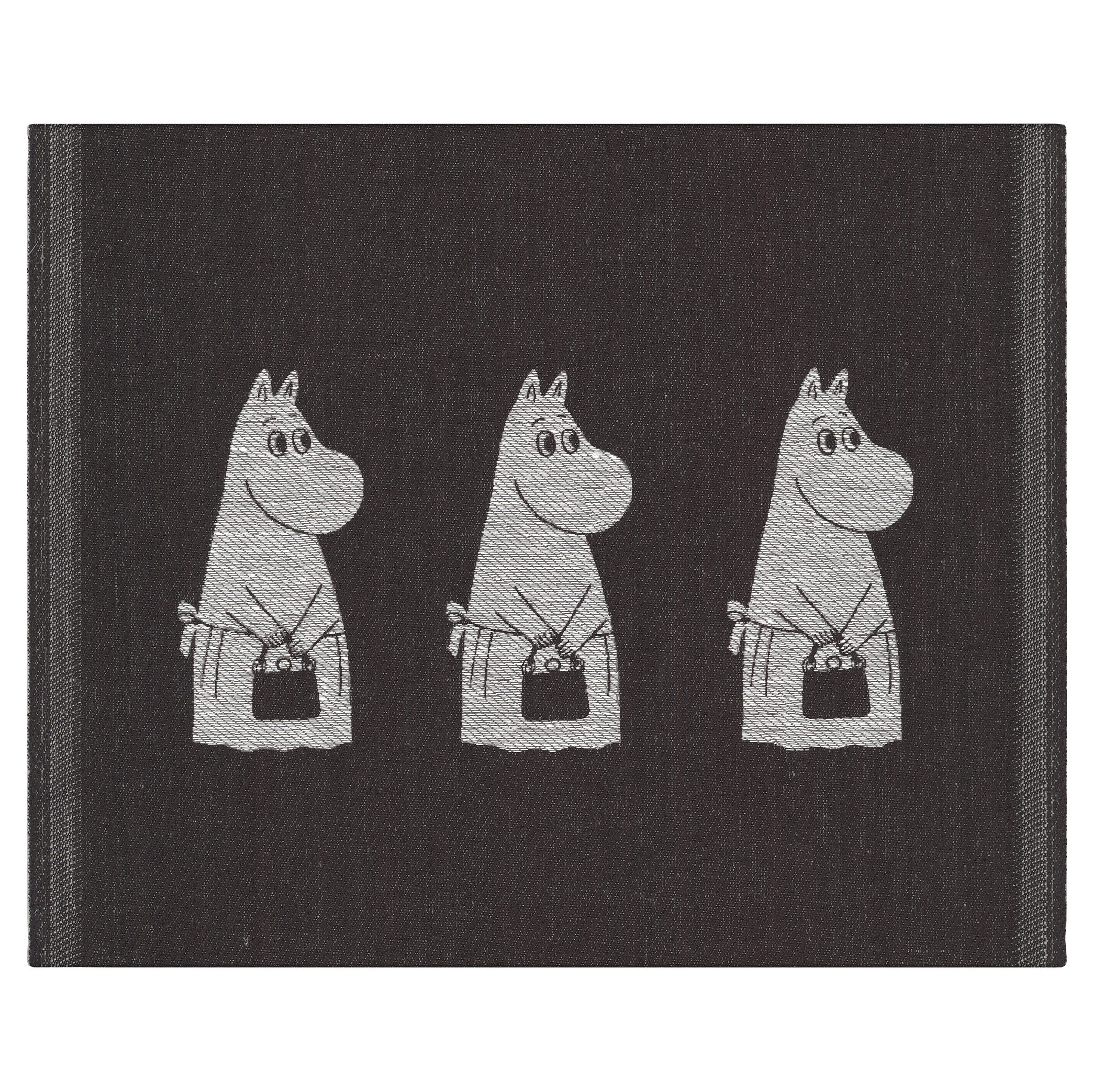 Toalla para platos Moominmamma 28x35 cm negro