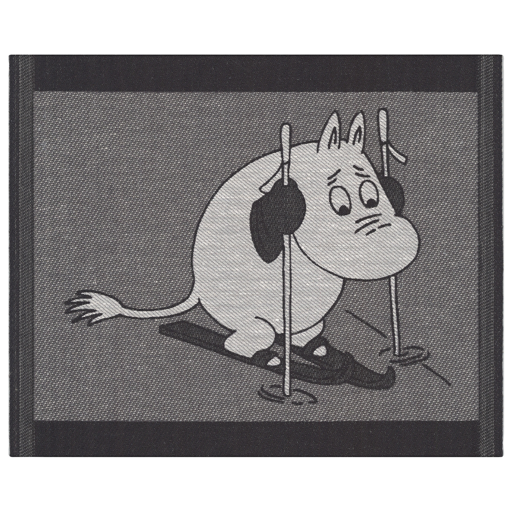 Toalla para platos Skiing 28x35 cm negro