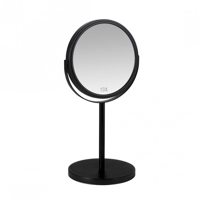 ESPEJO PIE X10 NEGRO MATE