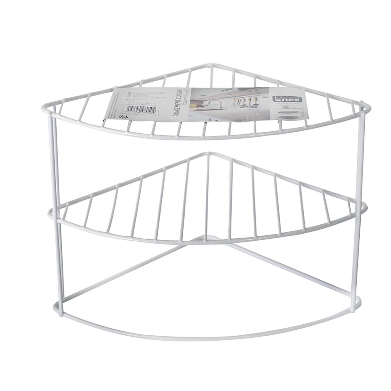 ESTANTE ORGANIZADOR DE COCINA METÁLICO 26X23X26