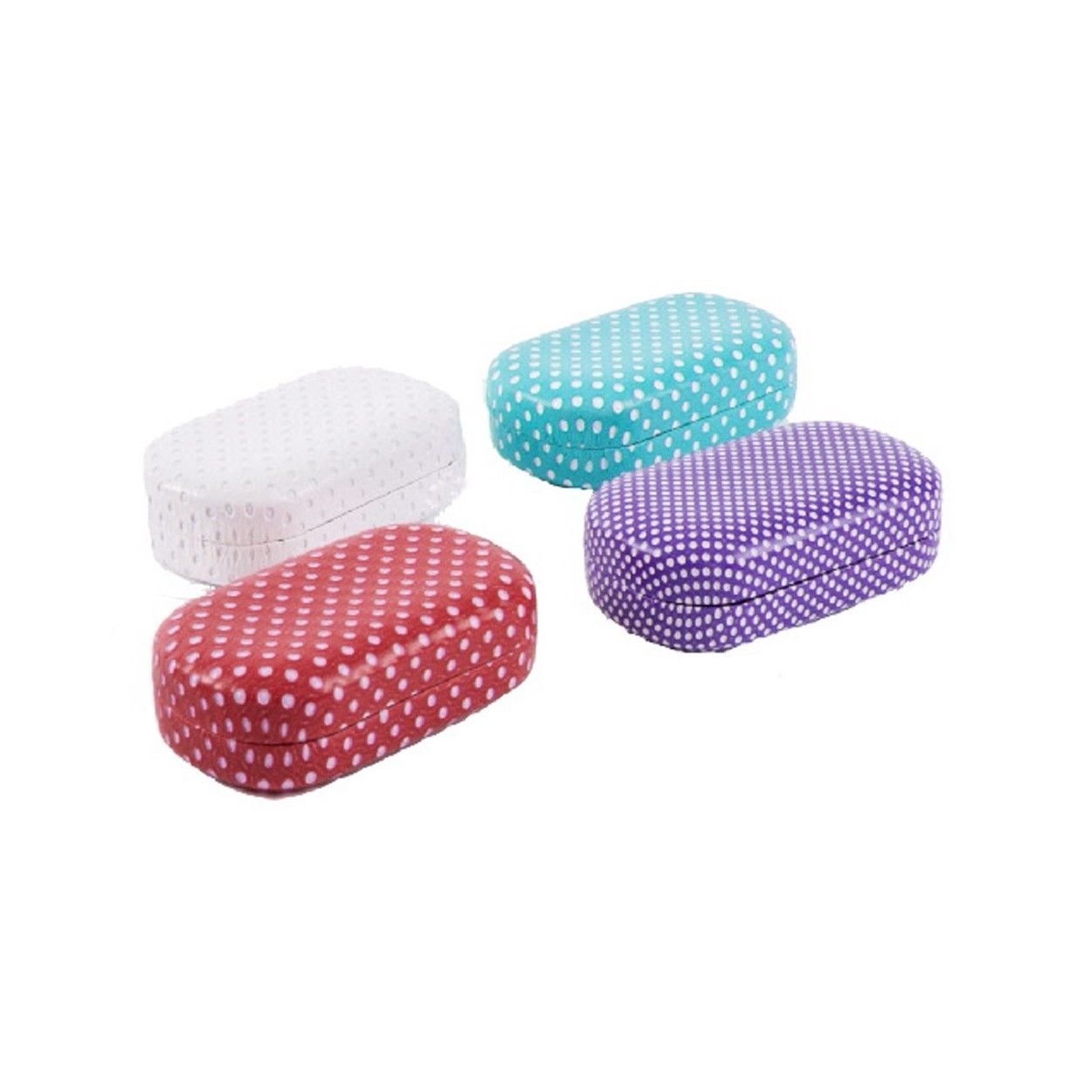 Estuche para lentillas. Cuatro colores. (10 x 6 x 3.5 cm)