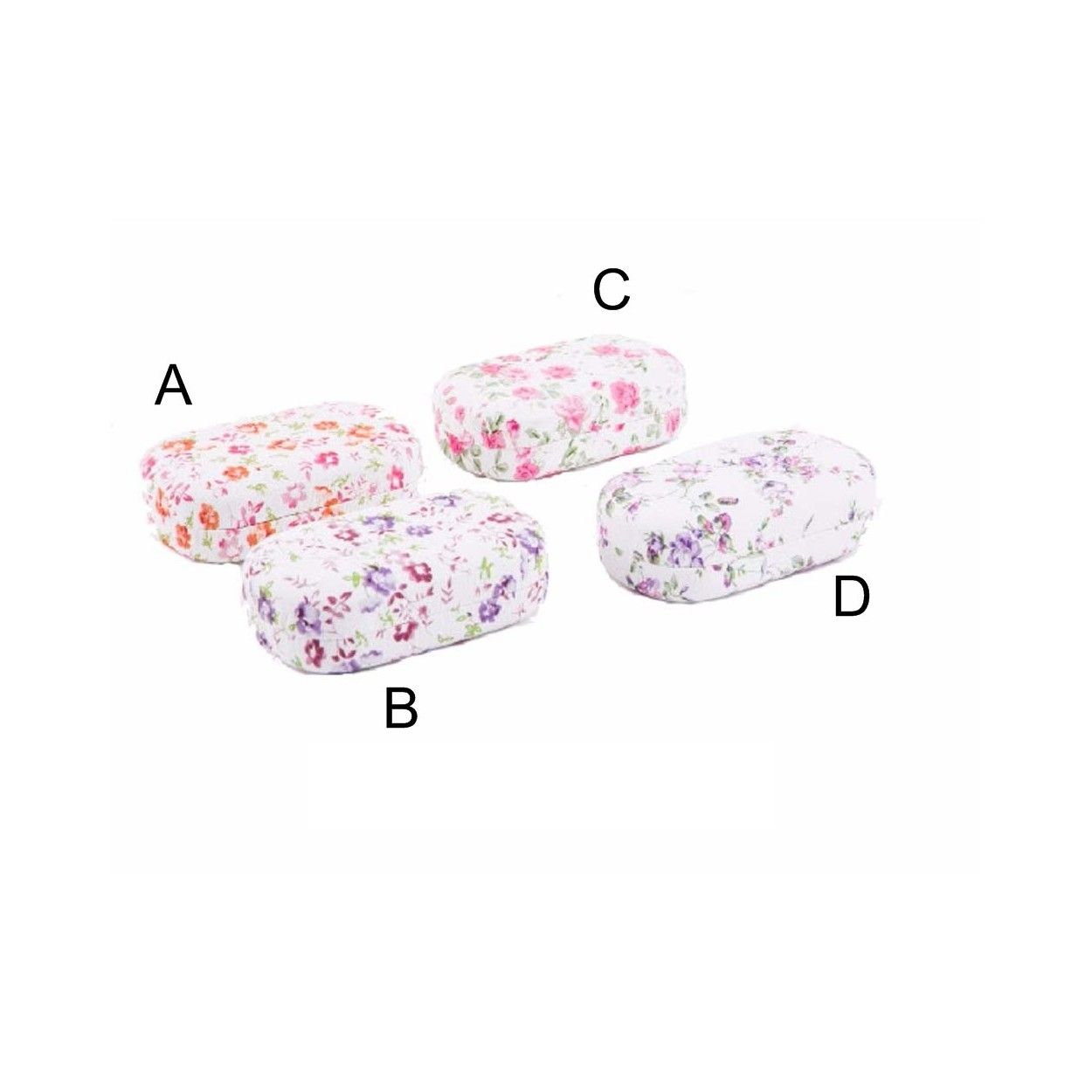 Estuche para lentillas - Modelo flores