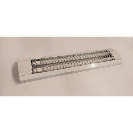 Fluorescente rejilla cromo basico con led