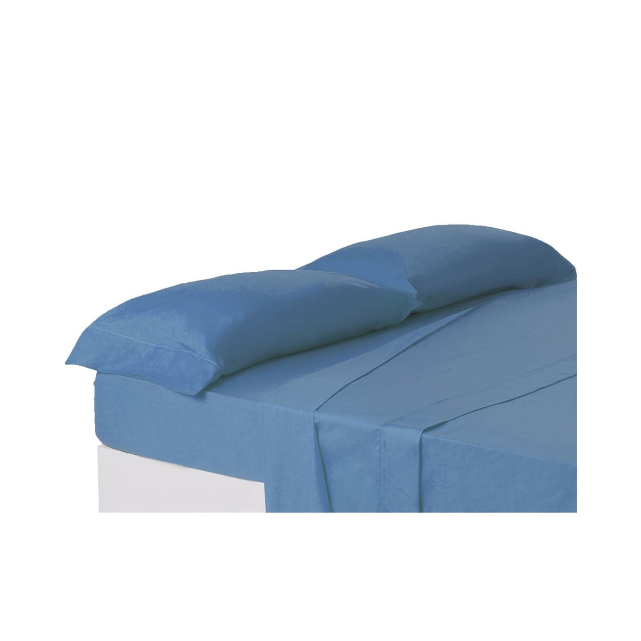 Funda de almohada azul cama de 150 cm