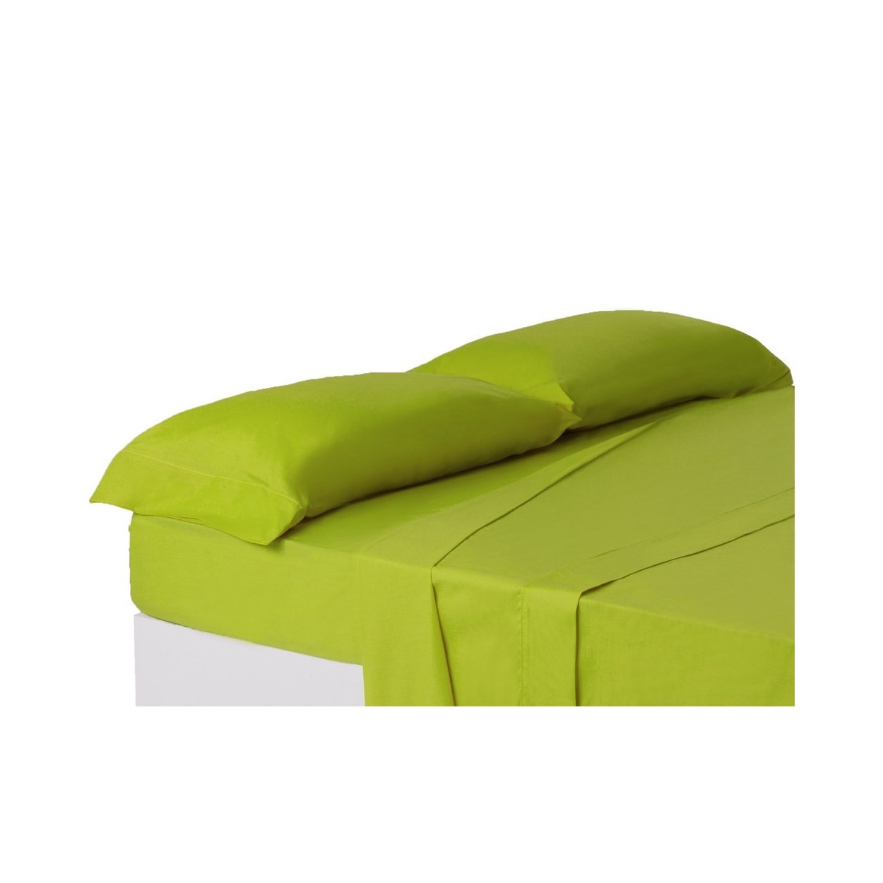Funda de almohada cama 150 cm verde