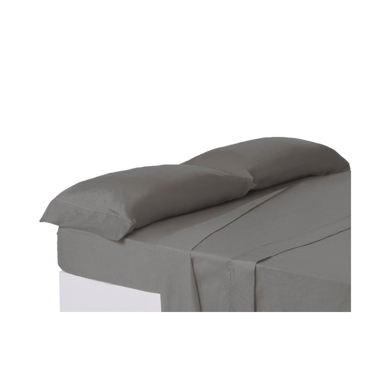 Funda de almohada cama 150cm gris