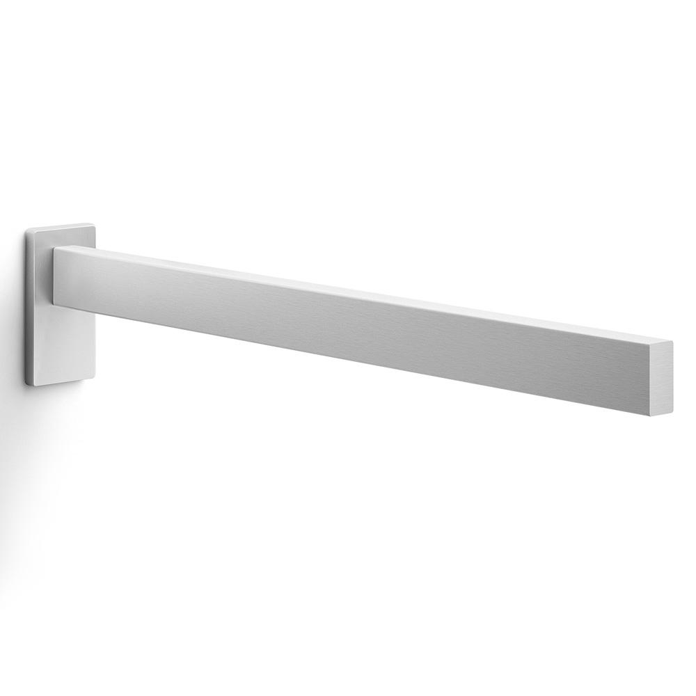 Zack Barra de Toalla Mate 42 cm, Colección Linea, Acabado Pulido Cepillado (4x8 cm)