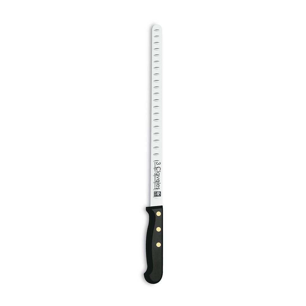 3 Claveles Cuchillo jamonero alveolado 29 cm - 11,5"