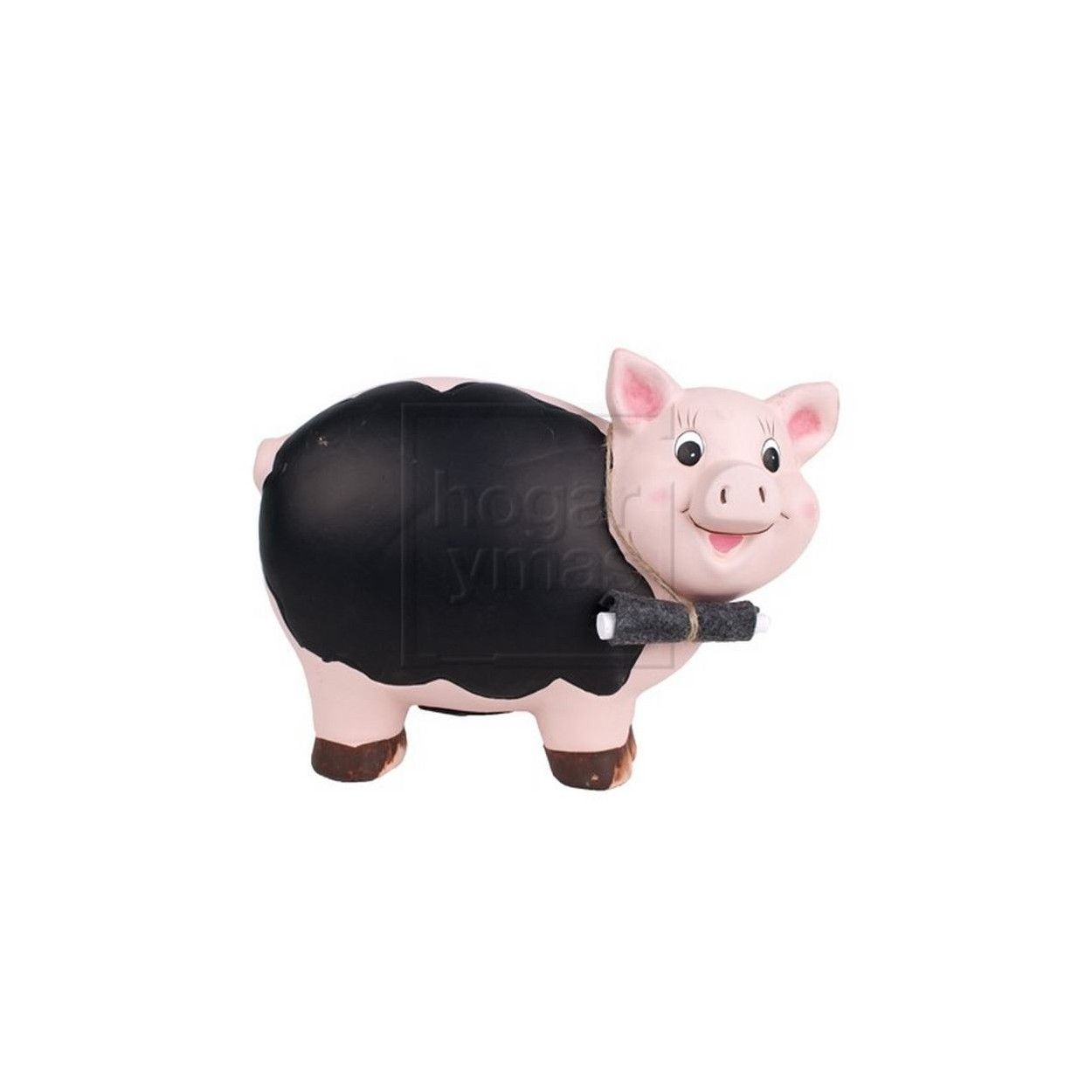 HUCHA INFANTIL CERDO CON PIZARRA.