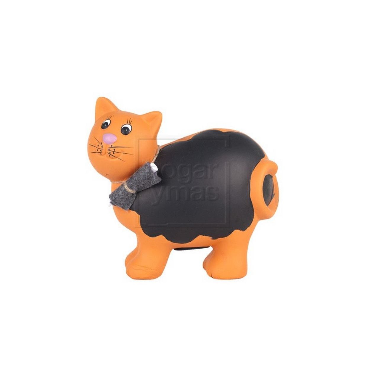 HUCHA INFANTIL GATO CON PIZARRA.