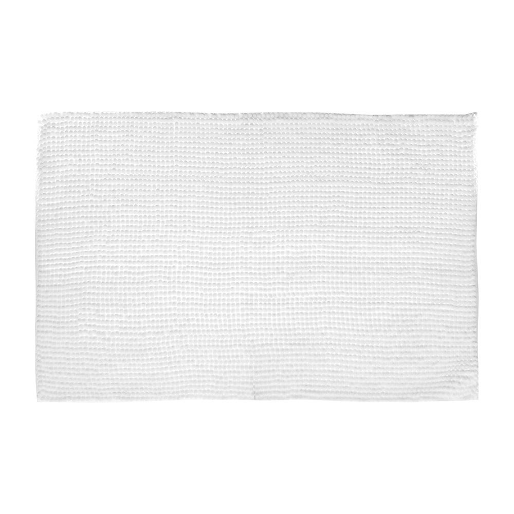 Instant D´O Jja Alfombra de baño blanca de tela 50 x 80 cm
