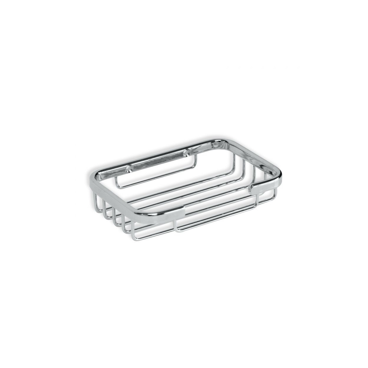 JABONERA DUCHA ACERO INOX RECTANGULAR ABIERTA 13X9X13CM