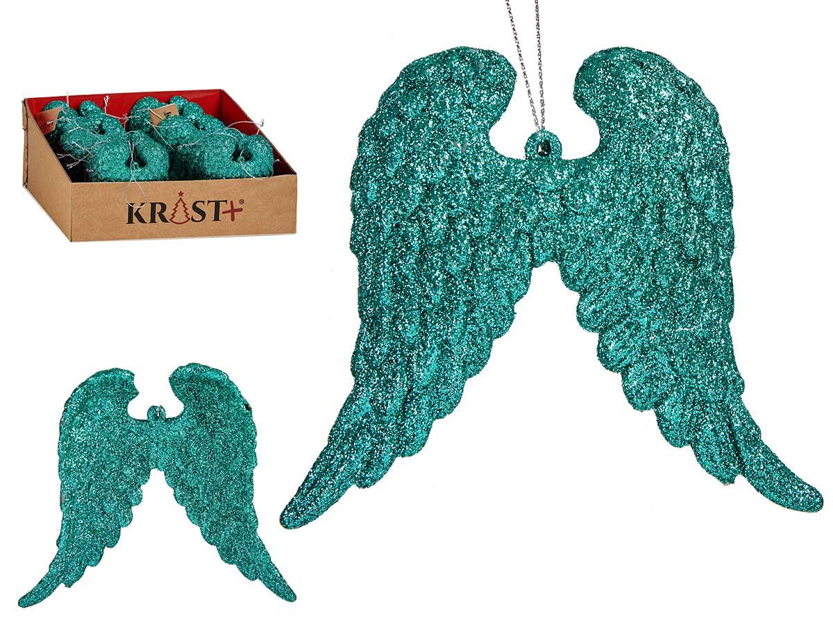 Krist+ Adorno Árbol Navidad Ala Doble Verde Menta 11x9.5x2 cm (48 Unidades)