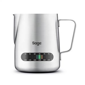 Sage SES003BSS0NEU1 Jarra para Leche con Control de Temperatura y Termómetro Integrado, Ideal para Latte Art