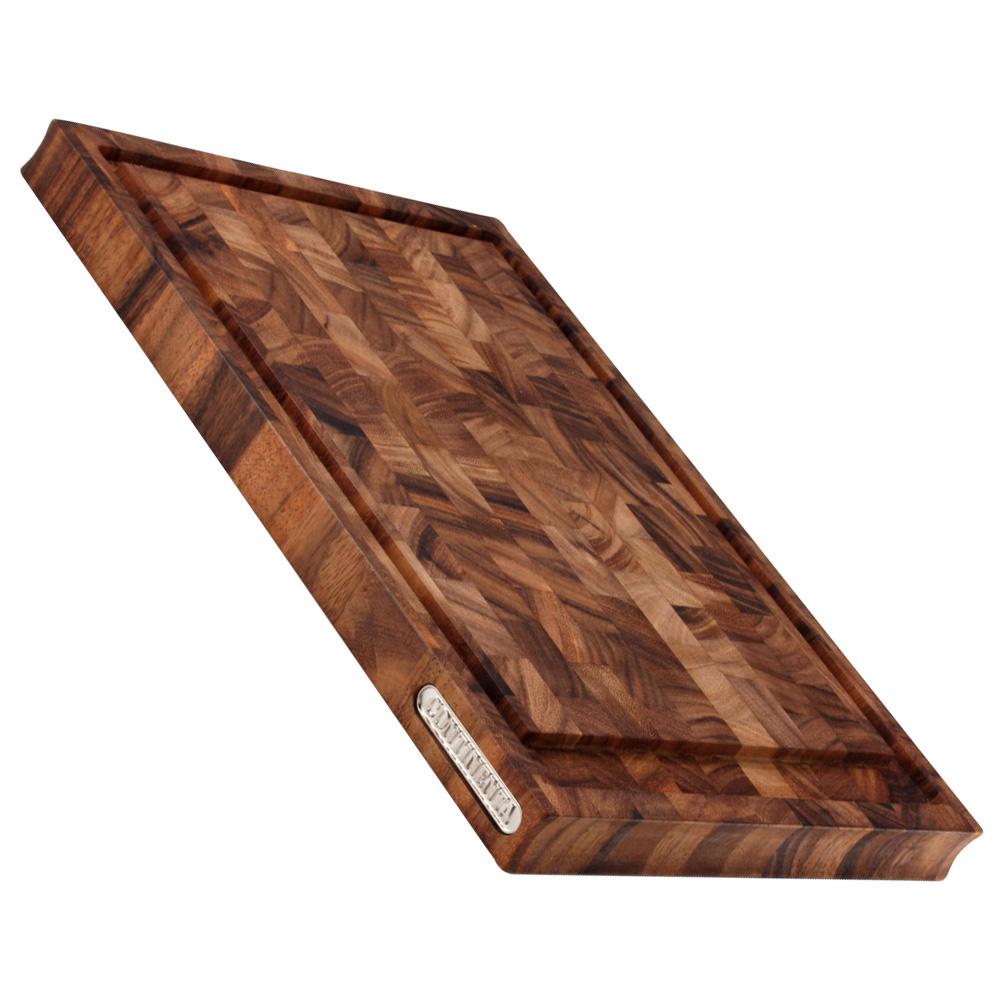 Continenta Tabla de Cortar Madera de Acacia 42,5 x 29 x 3,2 cm