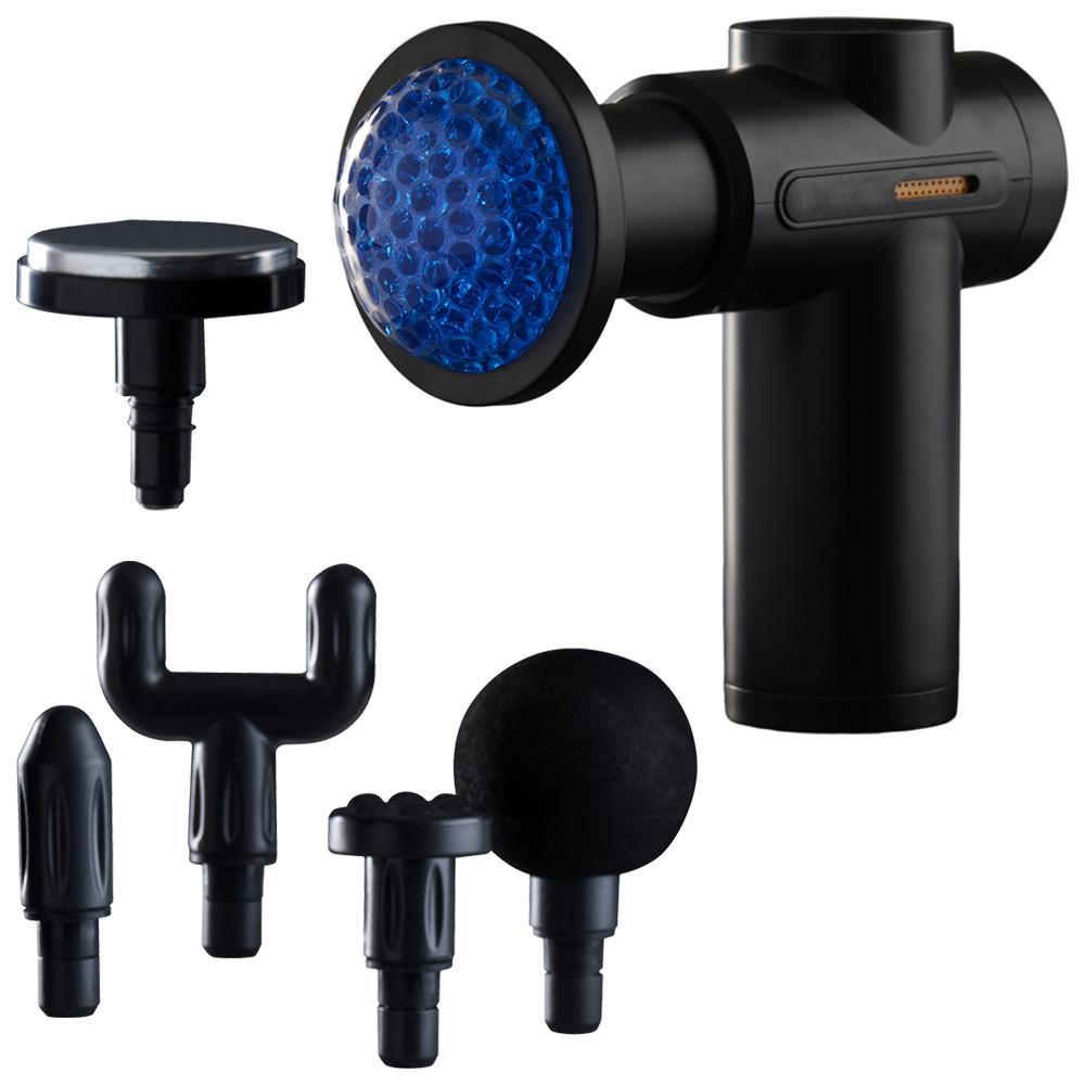 Day Pistola Masaje Frio/Calor con Batería de Litio, 6 Niveles y Accesorios