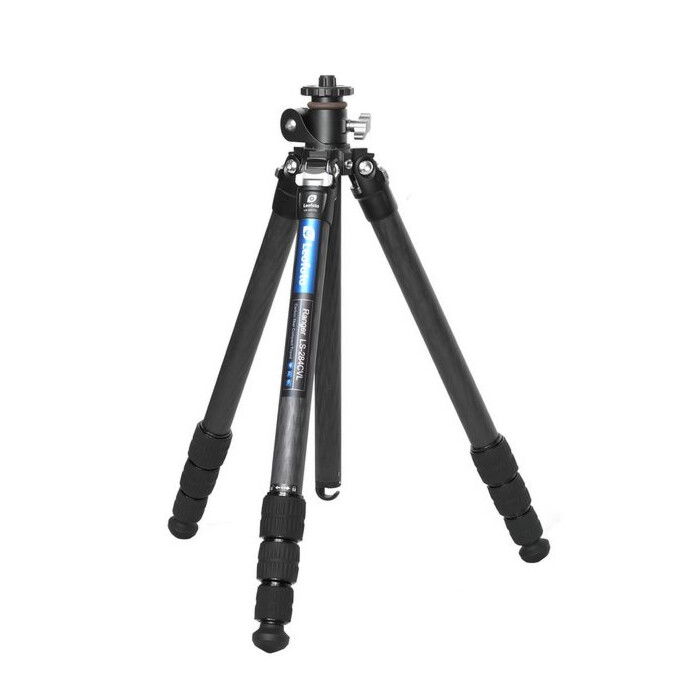 Leofoto LS-284CVL con columna desplazable trípode carbono