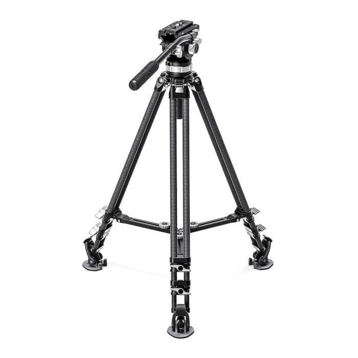 LEOFOTO LVC-193C + BV-15 TRÍPODE DE CARBONO DOBLE TUBO