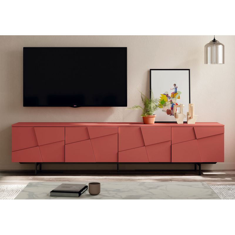 Mueble de televisión Linen acabado Terra