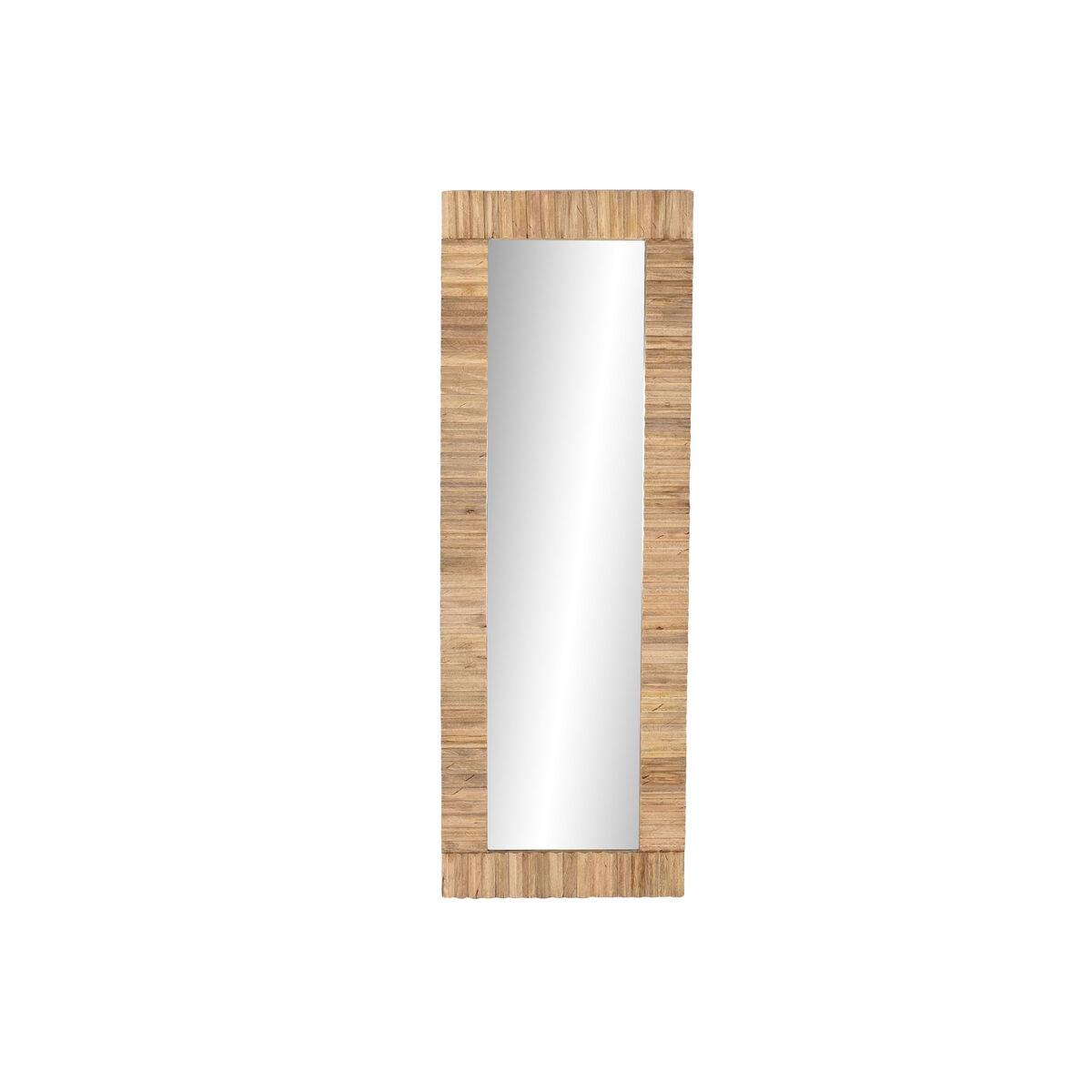 DKD Home Decor Espejo Moderno Natural 172 x 60 x 4 cm de Mango y Cristal