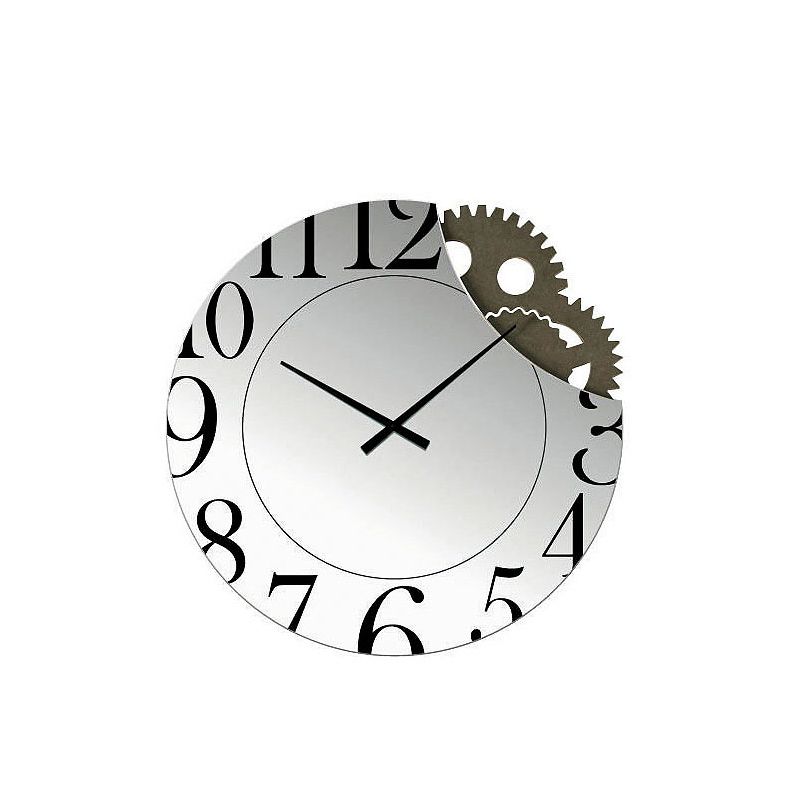 Reloj espejo de diseño italiano Memphis