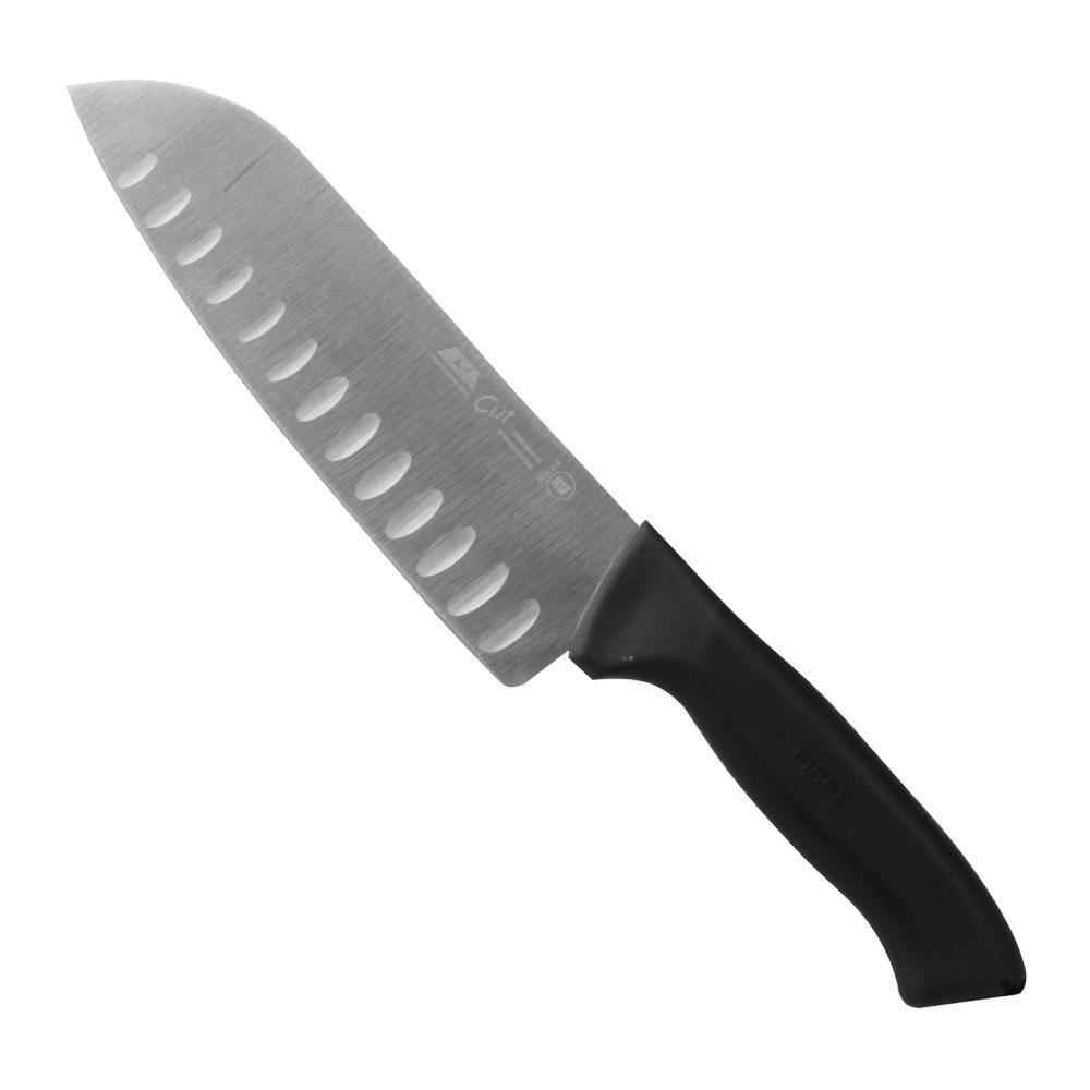 1946 Cuchillo Santoku Japonés Hoja 18 cm Acero Inoxidable Alto Carbono Templado Ice-Hardening Mango Ergonómico Antideslizante